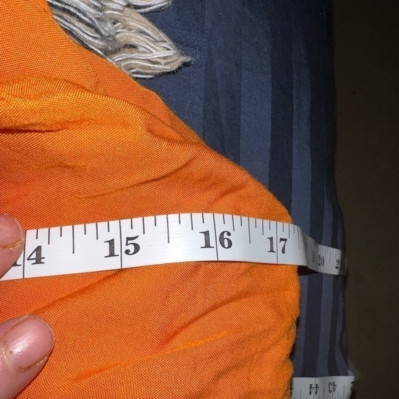 TIERED orange sundress, S - Picture 2 of 8